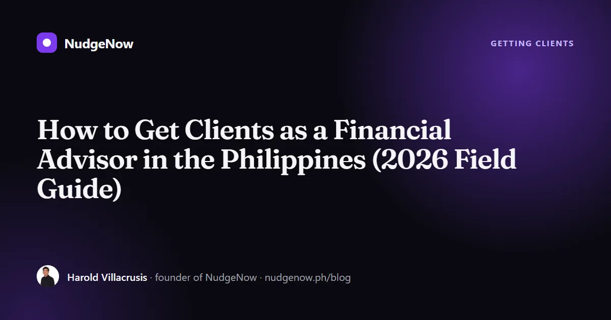 A Filipino financial advisor working through a lead list on her phone at a coffee shop